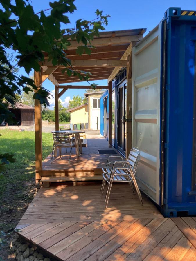 Tiny House Im Seecontainer Mit Parkplatz, Glasfaser, Netflix, Veranda Und Gehobener Ausstattung Κόμπουργκ Εξωτερικό φωτογραφία