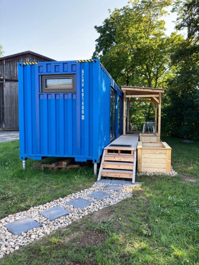 Tiny House Im Seecontainer Mit Parkplatz, Glasfaser, Netflix, Veranda Und Gehobener Ausstattung Κόμπουργκ Εξωτερικό φωτογραφία