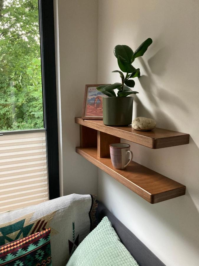 Tiny House Im Seecontainer Mit Parkplatz, Glasfaser, Netflix, Veranda Und Gehobener Ausstattung Κόμπουργκ Εξωτερικό φωτογραφία