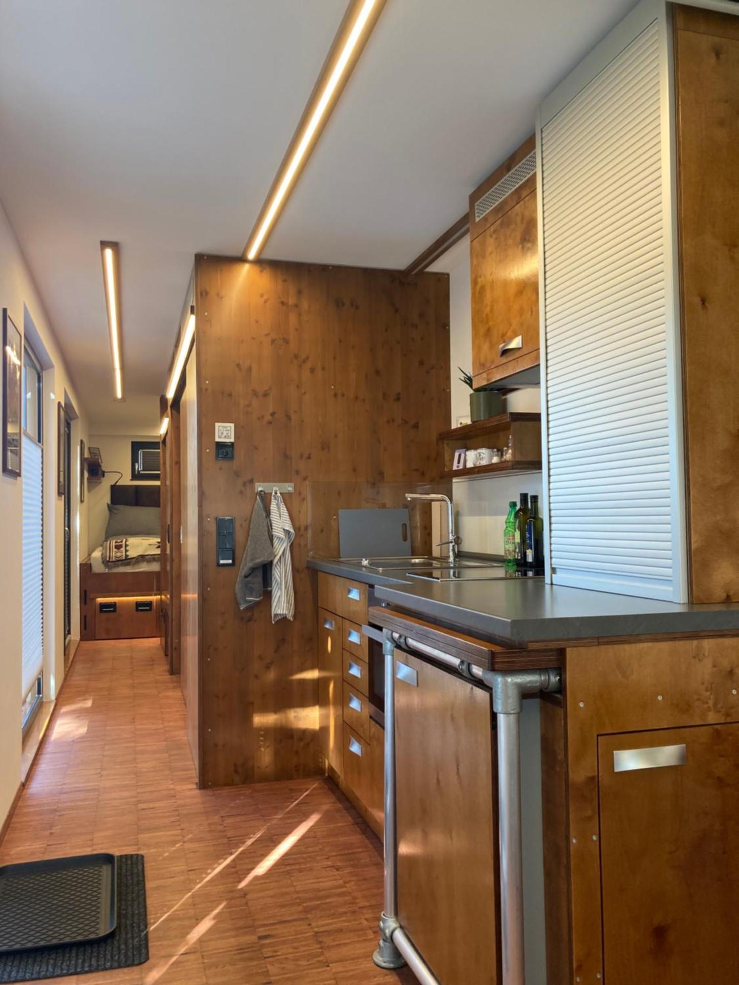 Tiny House Im Seecontainer Mit Parkplatz, Glasfaser, Netflix, Veranda Und Gehobener Ausstattung Κόμπουργκ Εξωτερικό φωτογραφία
